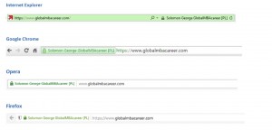 HTTPS Green Bar - GlobalMBAcareer
